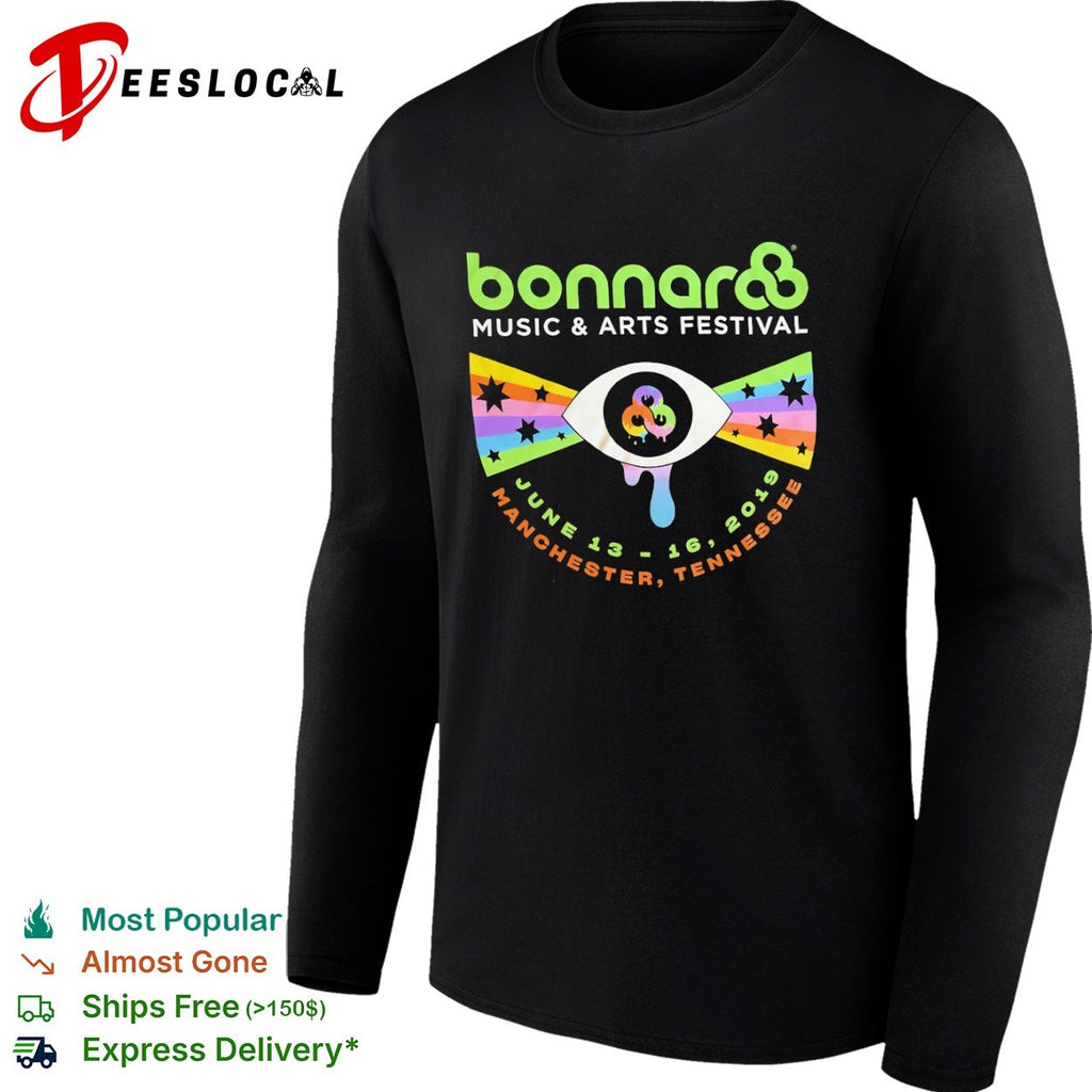 Bonnaroo Music and Arts Festival June 13 16 2019 Manchester Tennessee eye shirt