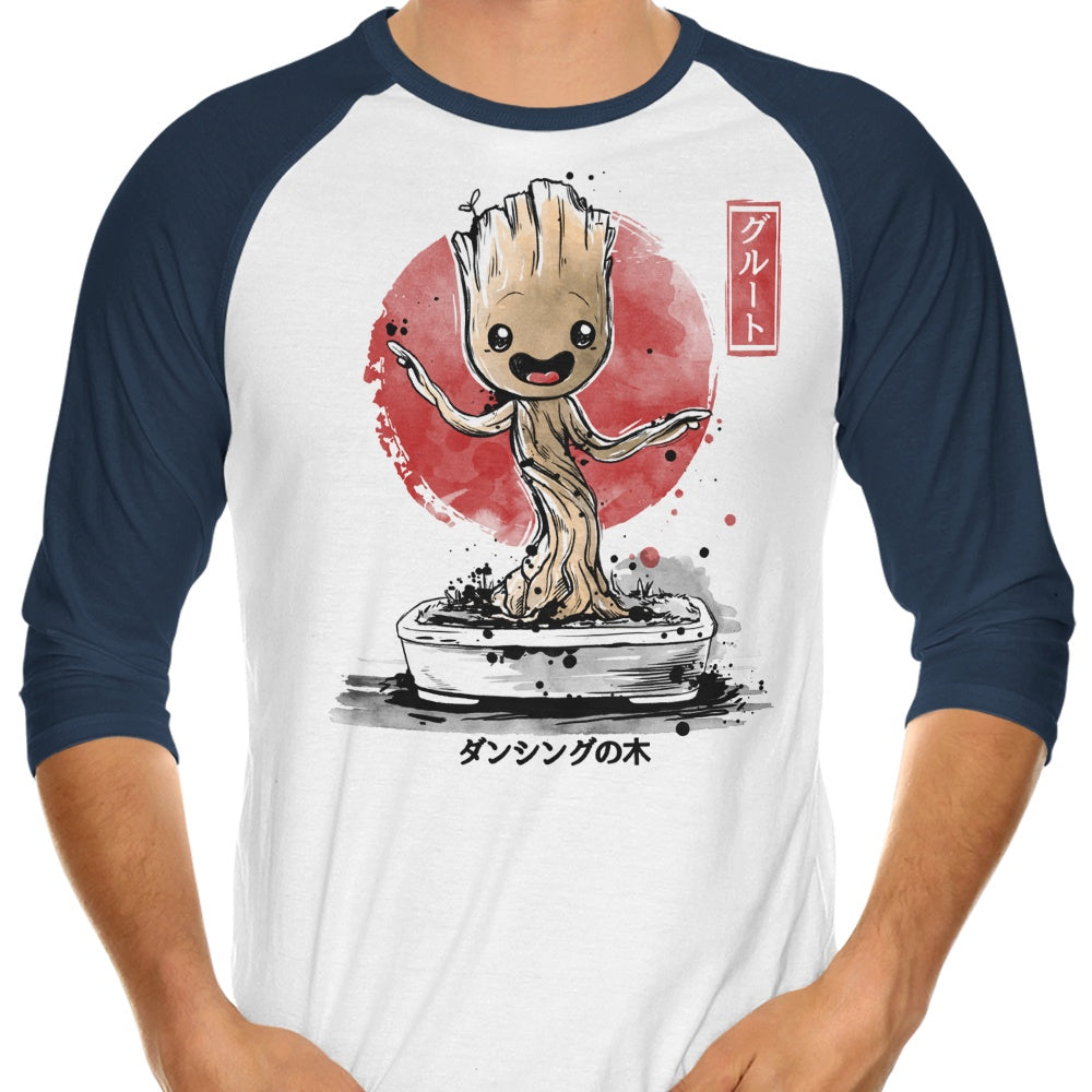 Bonsai Groot - 3/4 Sleeve Raglan T-Shirt Hoodie, Sweatshirt | CiraTrend.com (Image 3)