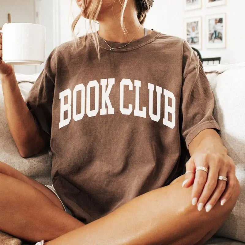 Book Club T-shirt, Vintage Aesthetic Book Club Tee Premium Tshirt Minimalist Unisex tee Hoodie, Sweatshirt | CiraTrend.com