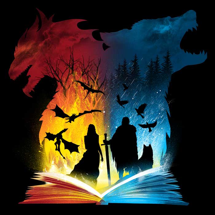 Book of Fire and Ice - Women's Apparel T-Shirts, Hoodie, Sweatshirt | CiraTrend.com (Image 2)