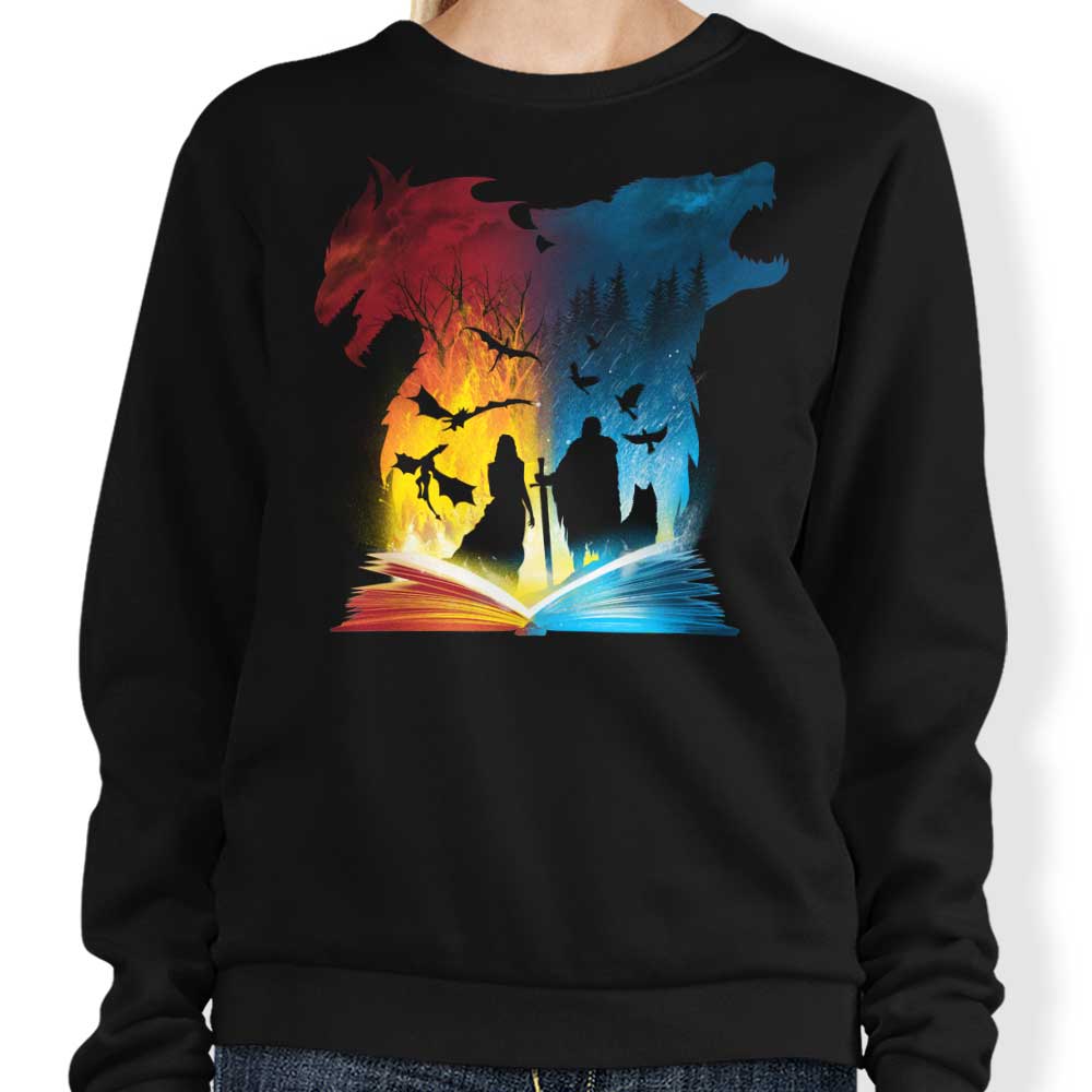 Book of Fire and Ice - Sweatshirt T-Shirts, Hoodie | CiraTrend.com (Image 1)