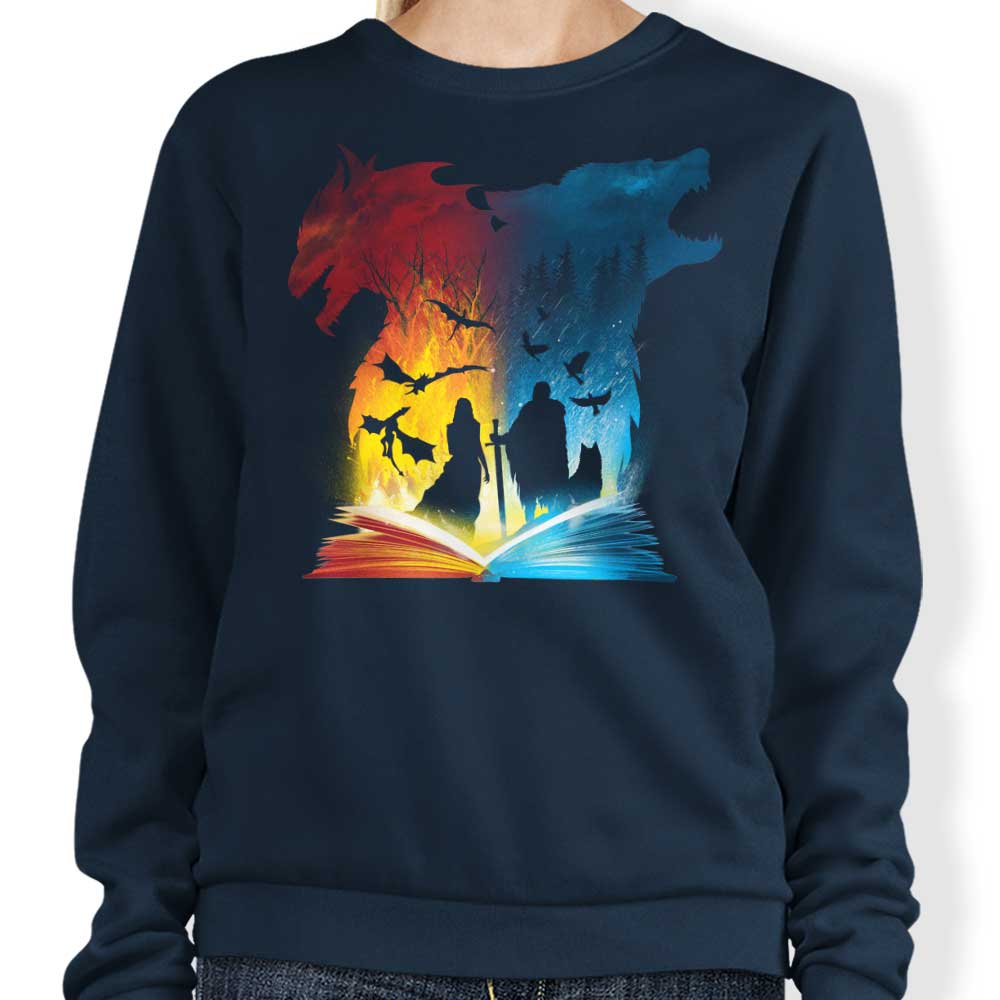Book of Fire and Ice - Sweatshirt T-Shirts, Hoodie | CiraTrend.com (Image 3)