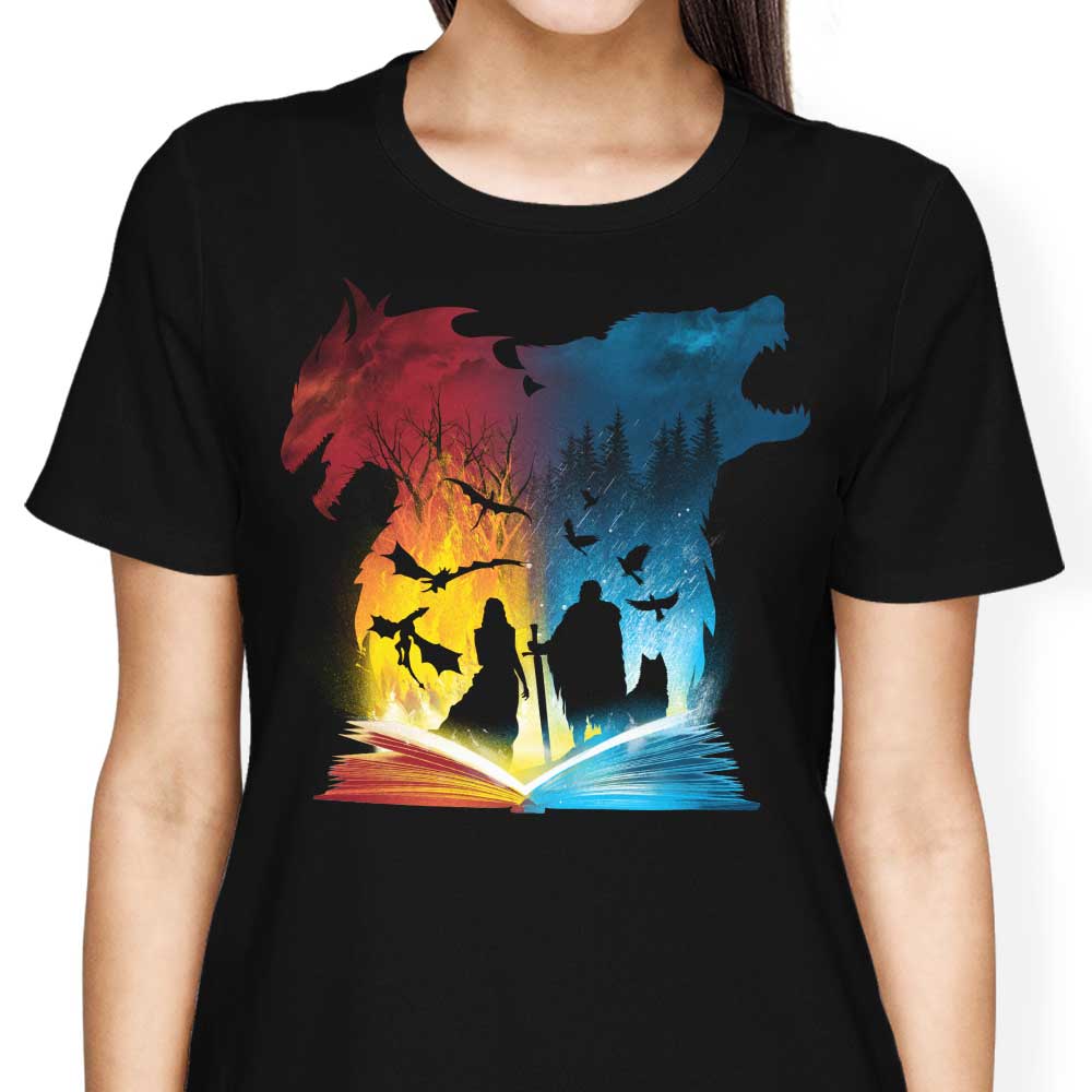 Book of Fire and Ice - Women's Apparel T-Shirts, Hoodie, Sweatshirt | CiraTrend.com (Image 3)