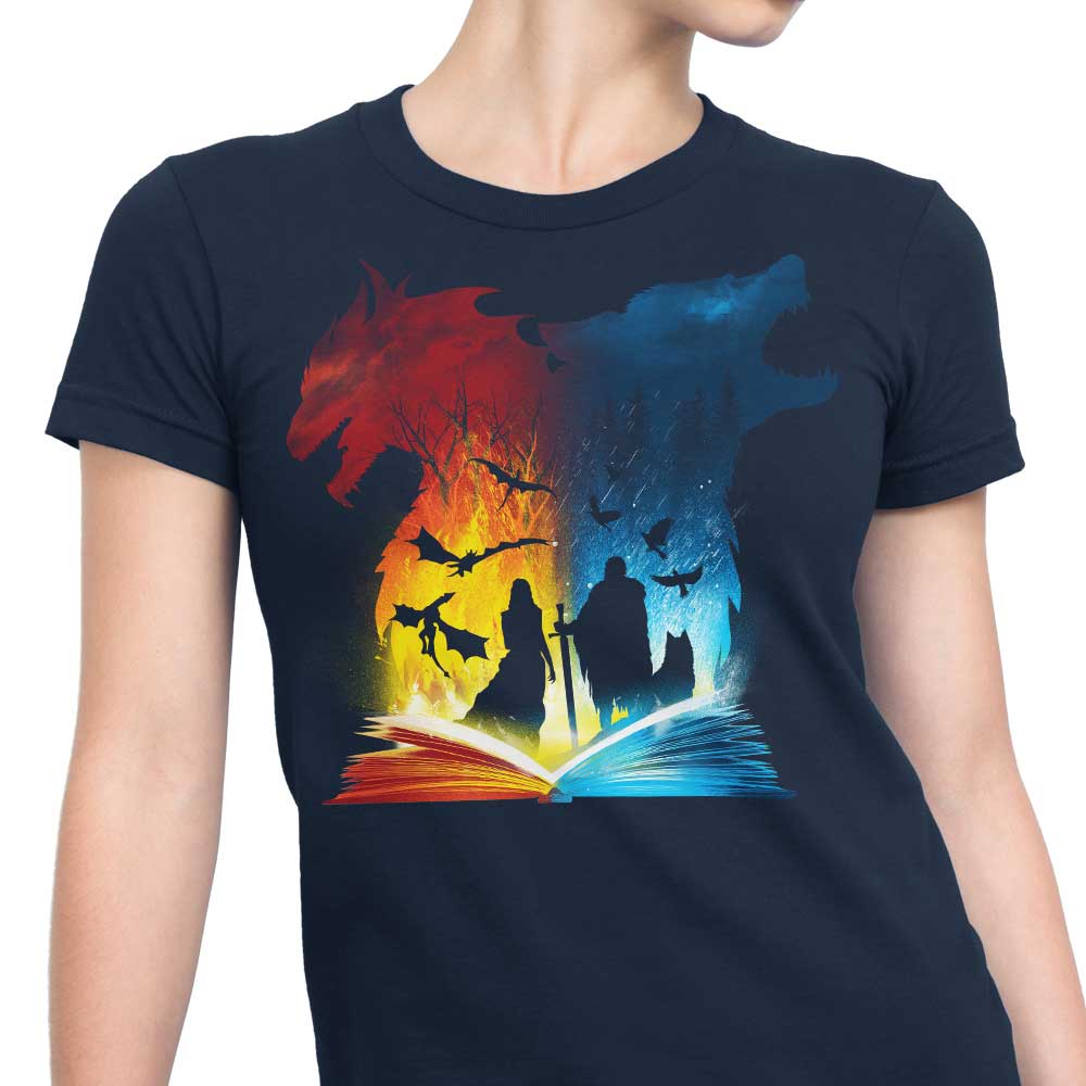Book of Fire and Ice - Women's Apparel T-Shirts, Hoodie, Sweatshirt | CiraTrend.com (Image 5)