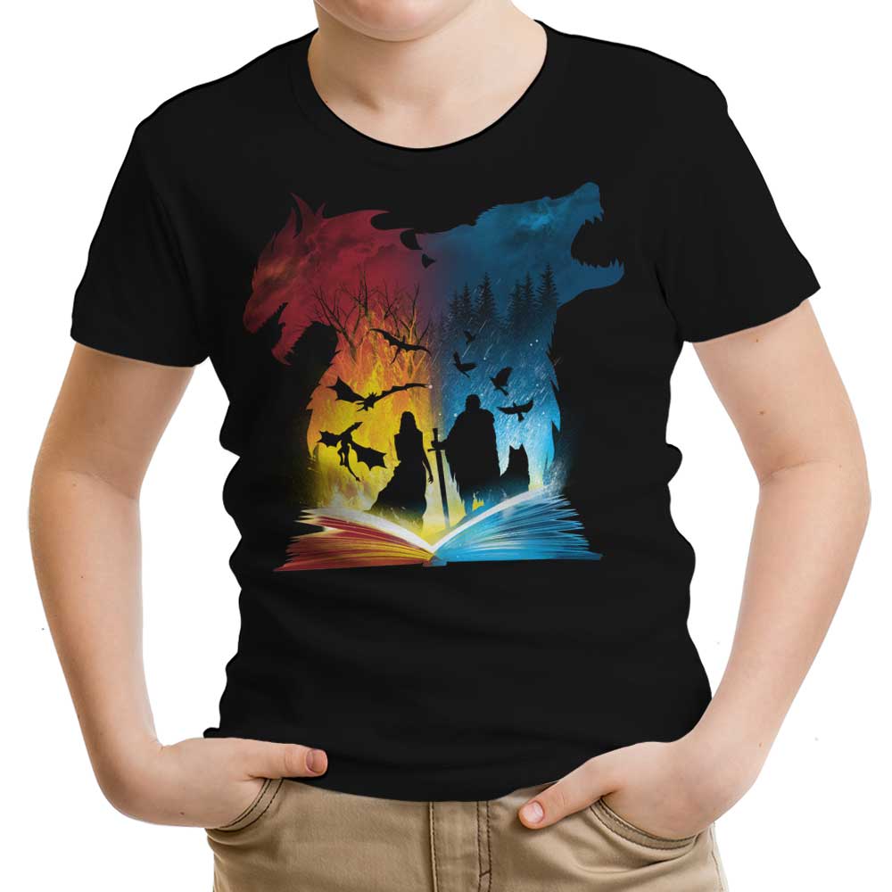 Book of Fire and Ice - Youth Apparel T-Shirts, Hoodie, Sweatshirt | CiraTrend.com (Image 1)