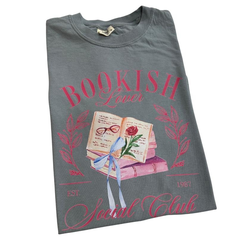 Bookish Social Club Comfort Colors T-Shirt 'NLB' Hoodie, Sweatshirt | CiraTrend.com