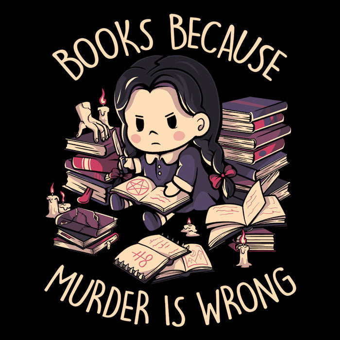 Books Over Murder - Hoodie T-Shirts, Sweatshirt | CiraTrend.com (Image 2)