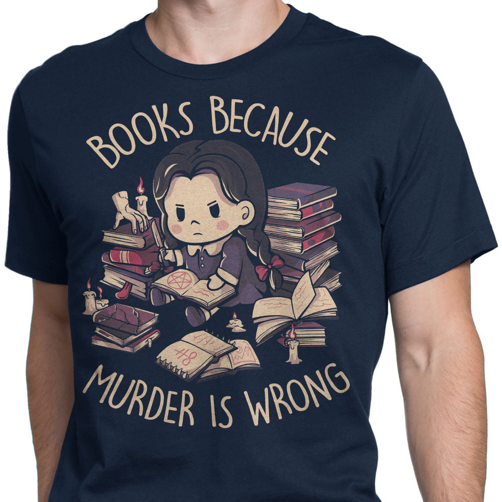 Books Over Murder - Men's Apparel T-Shirts, Hoodie, Sweatshirt | CiraTrend.com (Image 4)