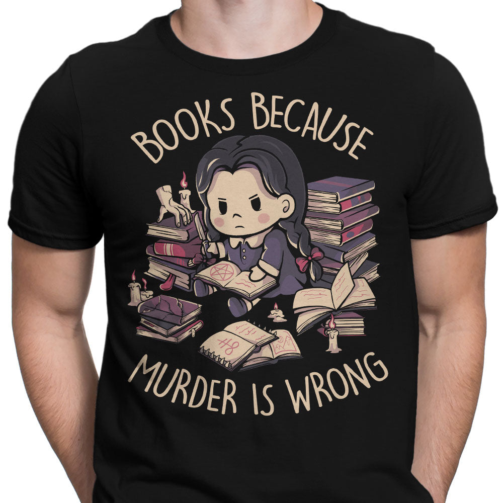 Books Over Murder - Men's Apparel T-Shirts, Hoodie, Sweatshirt | CiraTrend.com (Image 3)
