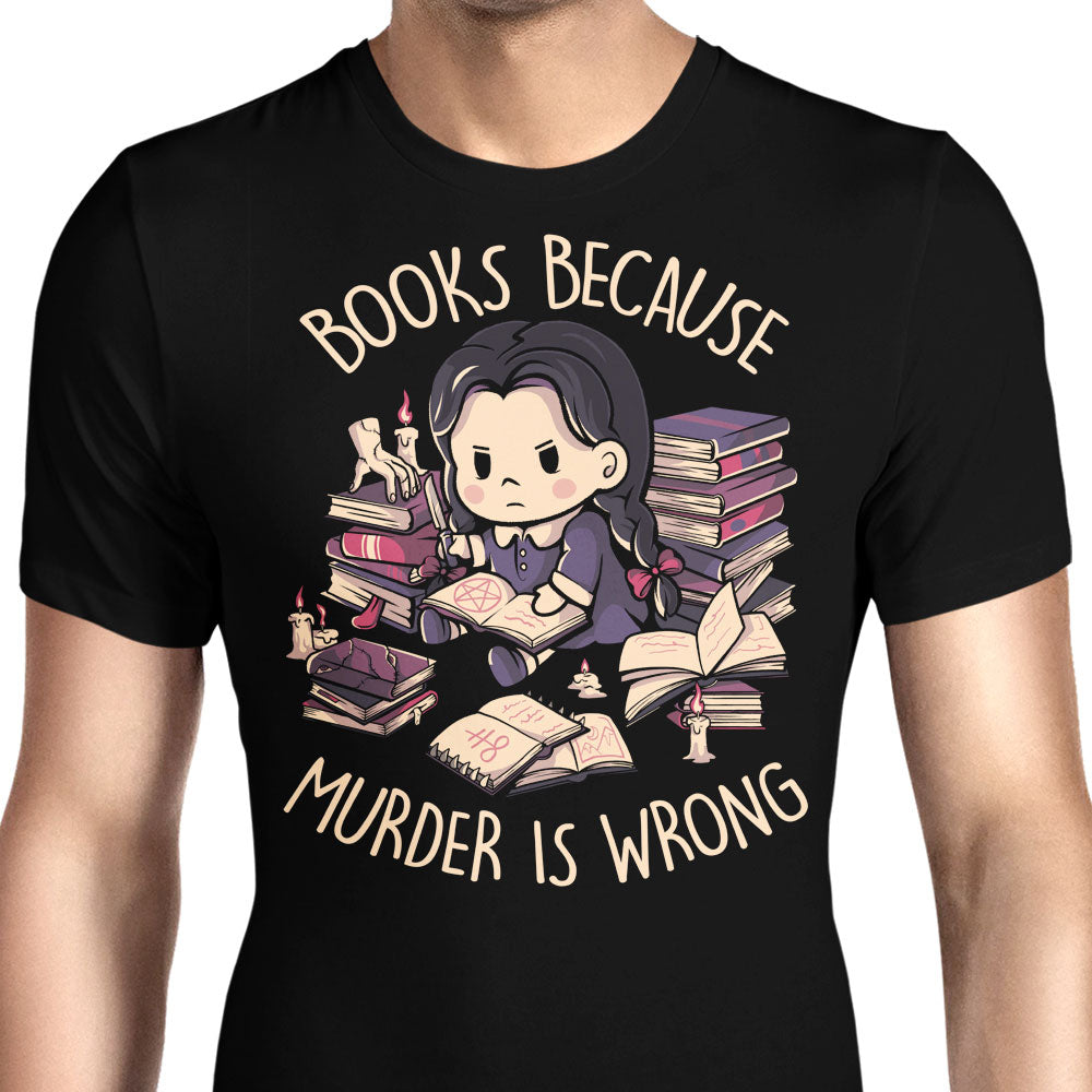 Books Over Murder - Men's Apparel T-Shirts, Hoodie, Sweatshirt | CiraTrend.com (Image 1)