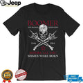 Boomer The Badass Generation Skull and Crossbones T Shirt