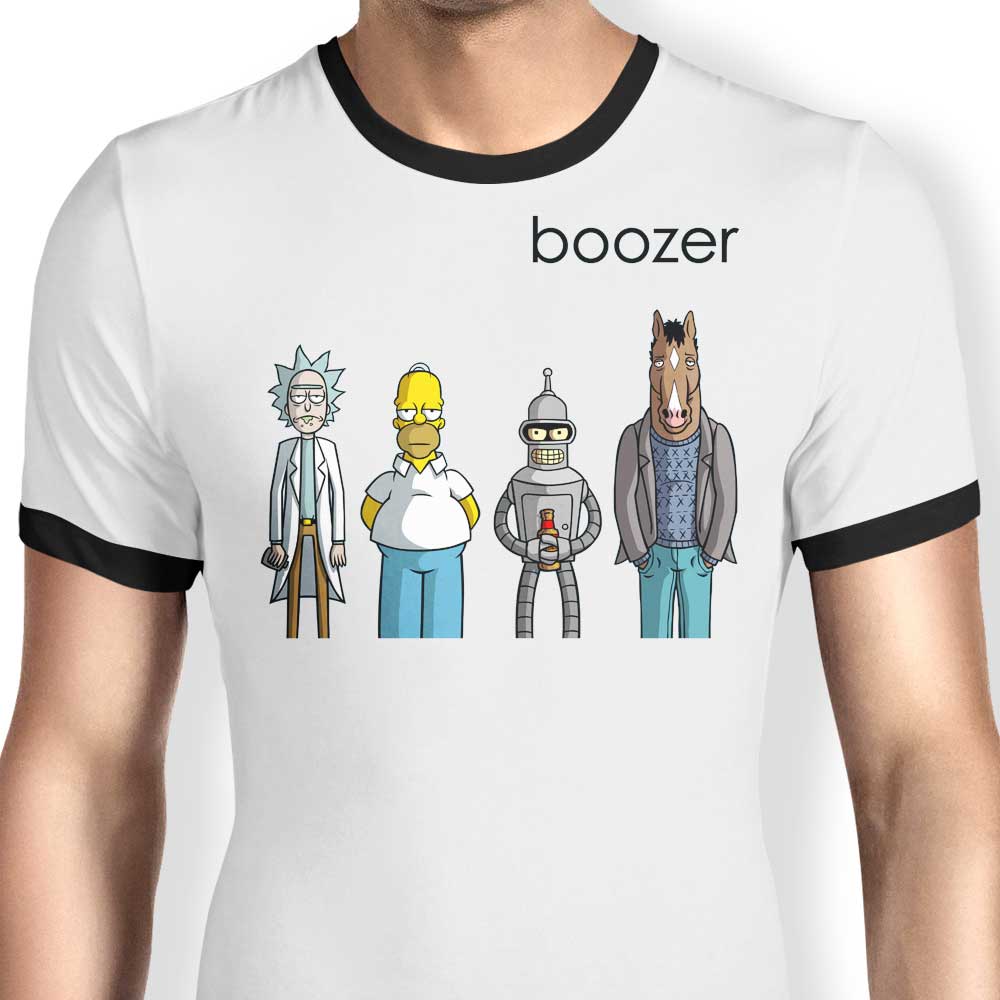 Boozer - Ringer T-Shirt Hoodie, Sweatshirt | CiraTrend.com (Image 1)