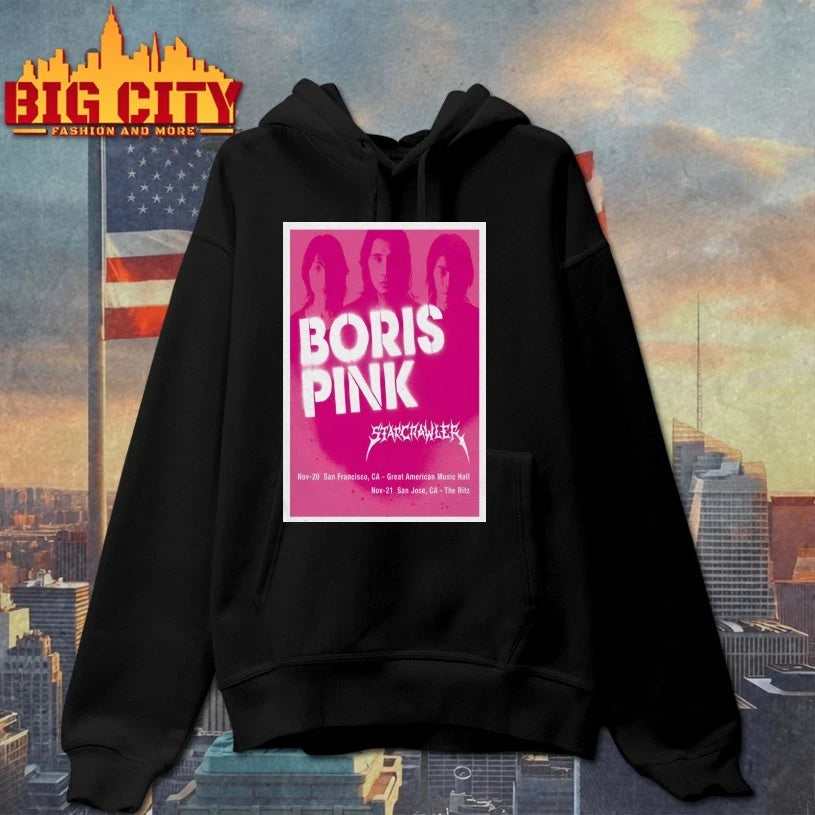 Boris Pink Nov 20-21 2025 San Francisco CA And San Jose CA Poster shirt