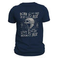 Born To Ride Biker For Life Men's T-Shirt Hoodie, Sweatshirt | CiraTrend.com