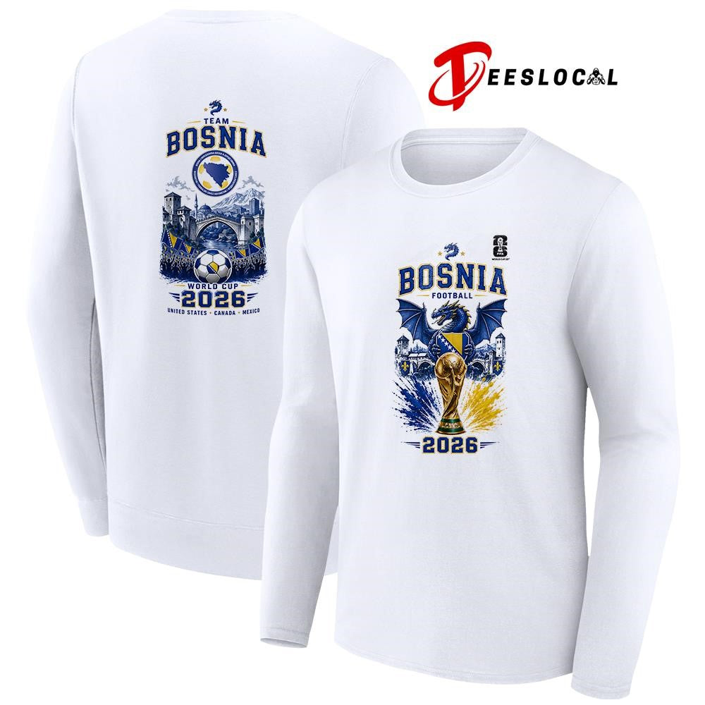 Bosnia and Herzegovina World Cup trophy graphic shirt