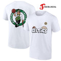 Boston Celtics x Family Guy cartoon mascot shirt