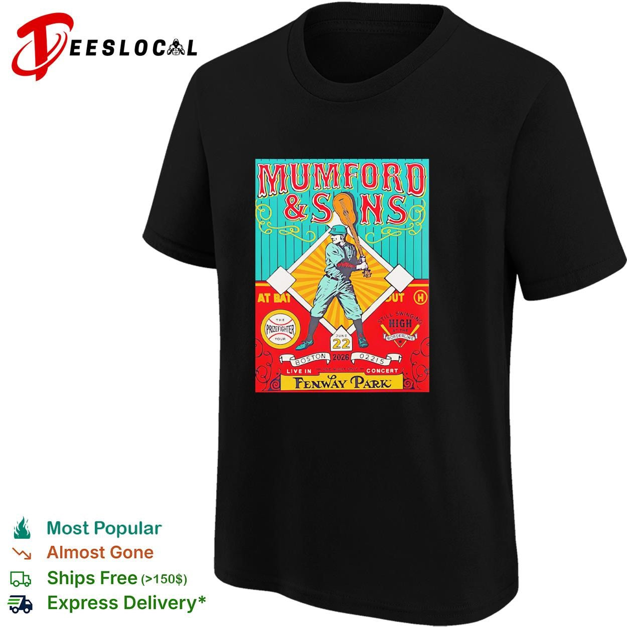 Boston Red Sox Batter Mumford and Sons Boston Massachusetts at Fenway Park On June 22 2026 shirt