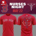Boston Red Sox Nurse Is A Work Of Heart 2025 Night Two Sided Shirt