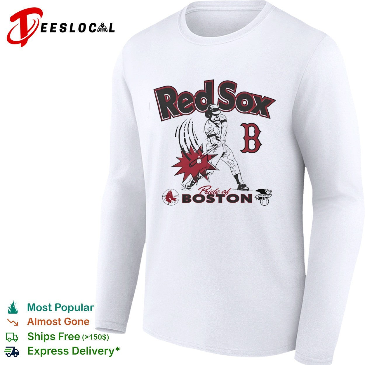 Boston Red Sox Pride of Boston Major League Baseball American League shirt