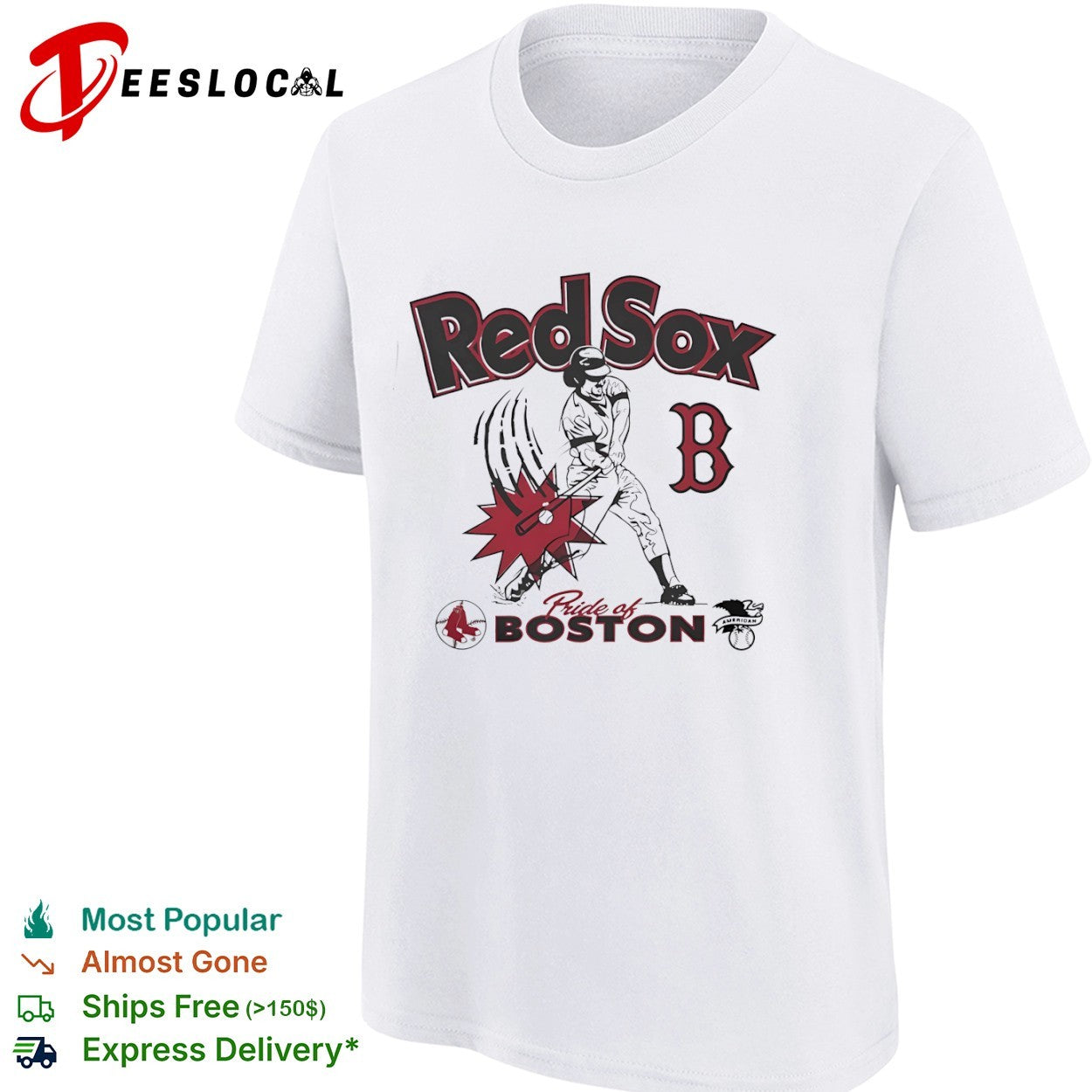 Boston Red Sox Pride of Boston Major League Baseball American League shirt