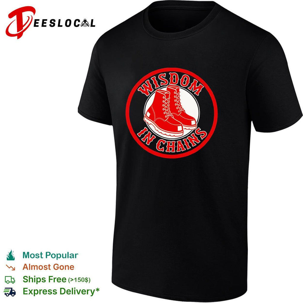 Boston Red Sox Wisdom in Chains boots logo shirt