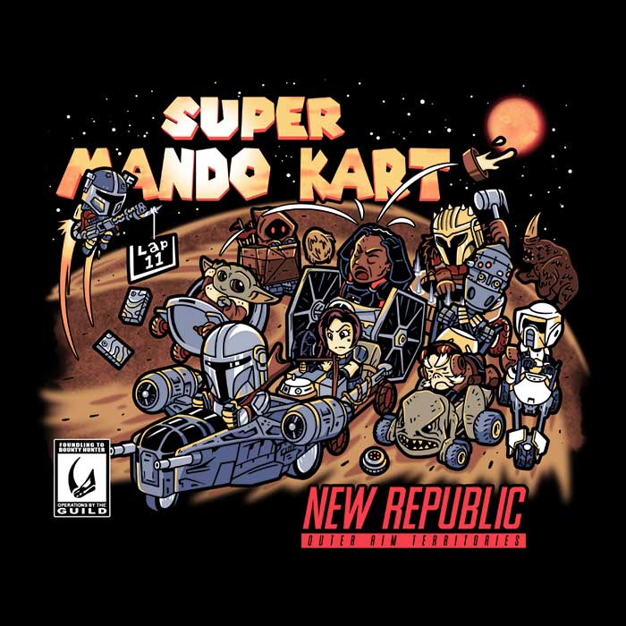 Bounty Hunter Kart - Men's Apparel T-Shirts, Hoodie, Sweatshirt | CiraTrend.com (Image 2)