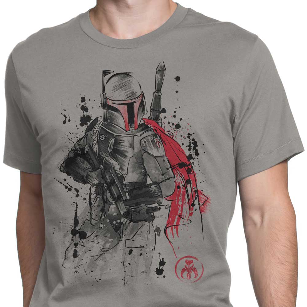 Bounty Hunter Sumi-e - Men's Apparel T-Shirts, Hoodie, Sweatshirt | CiraTrend.com (Image 4)