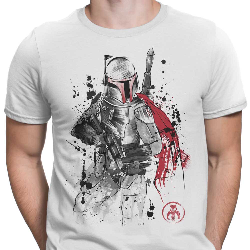 Bounty Hunter Sumi-e - Men's Apparel T-Shirts, Hoodie, Sweatshirt | CiraTrend.com (Image 3)