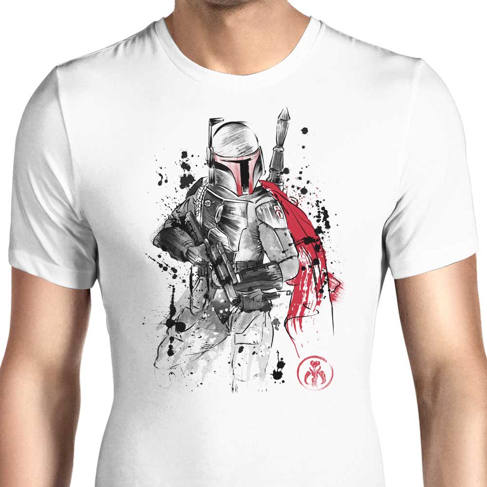 Bounty Hunter Sumi-e - Men's Apparel T-Shirts, Hoodie, Sweatshirt | CiraTrend.com (Image 1)