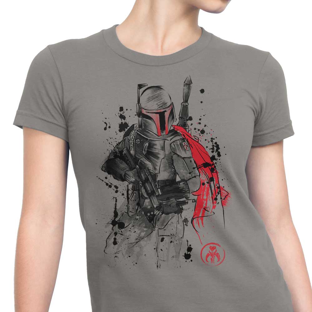 Bounty Hunter Sumi-e - Women's Apparel T-Shirts, Hoodie, Sweatshirt | CiraTrend.com (Image 5)