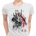 Bounty Hunter Sumi-e - Women's Apparel T-Shirts, Hoodie, Sweatshirt | CiraTrend.com (Image 1)