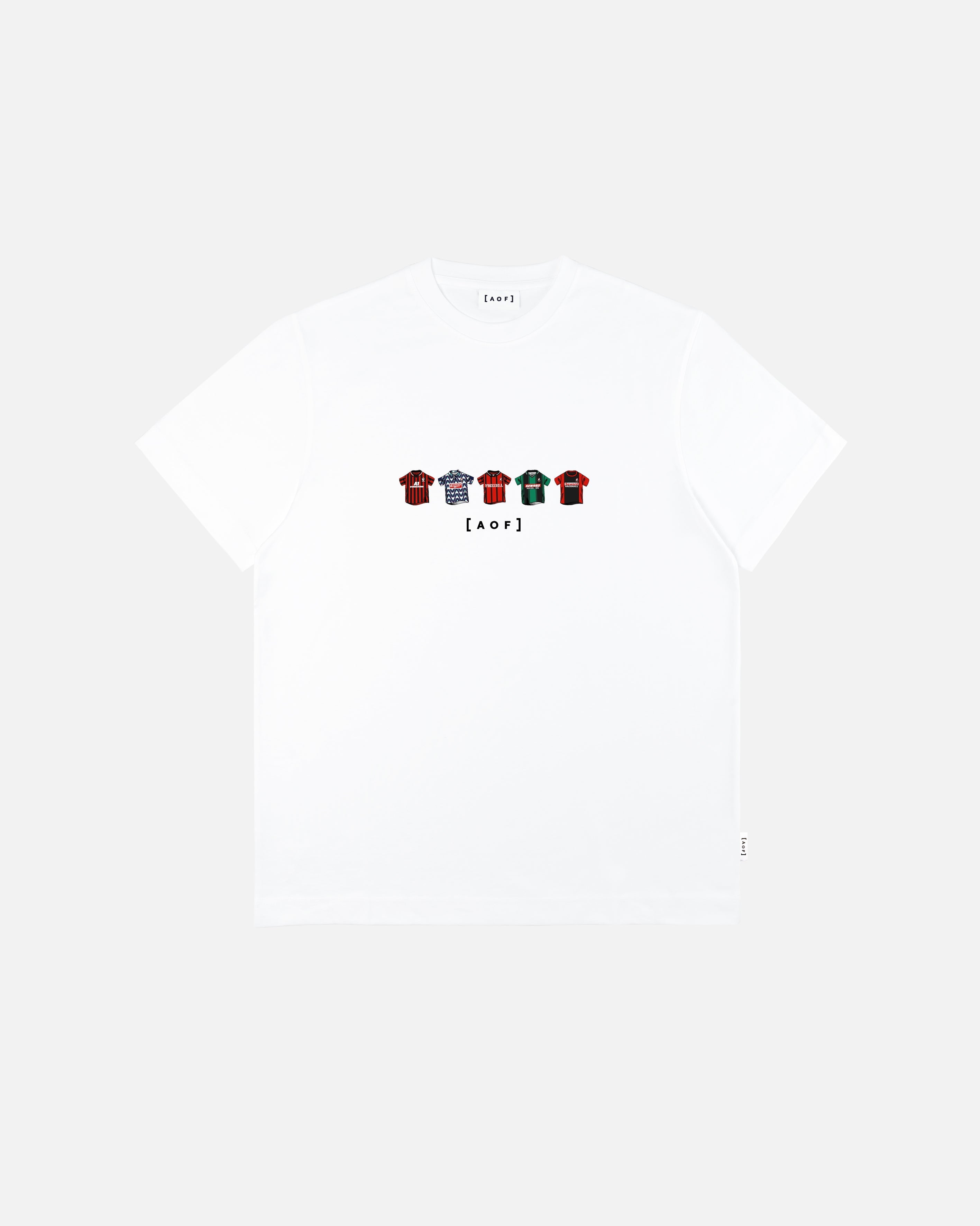 AFC Bournemouth Printed Classics White Tee Hoodie, Sweatshirt | CiraTrend.com (Image 1)