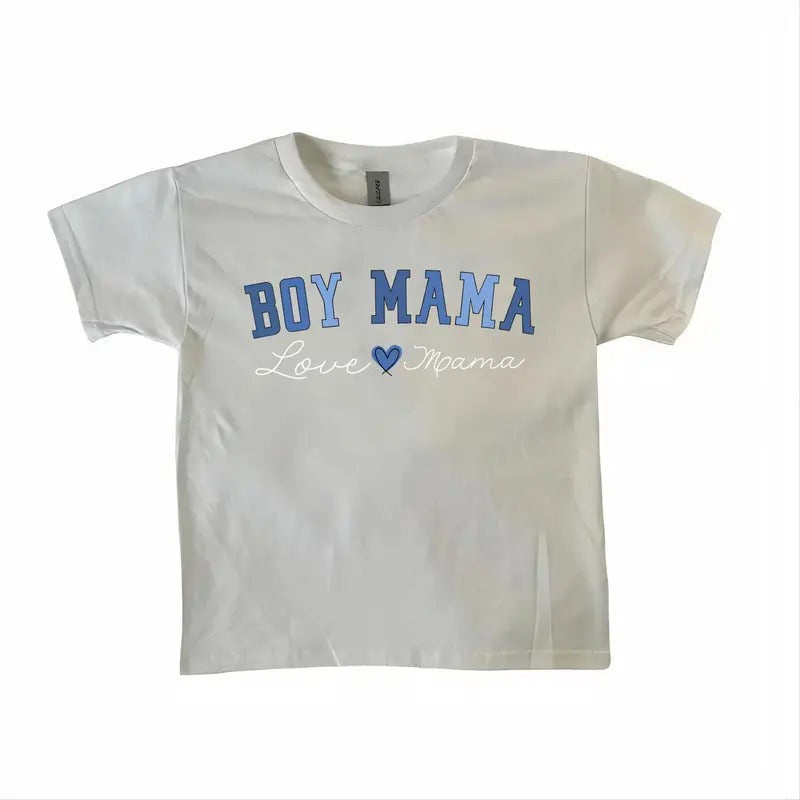 Boy Mama Baby Tee, Mama Baby Tee, Gift For Moms,Mama Tee Valentine Gifts, Gift For Her Hoodie, Sweatshirt | CiraTrend.com