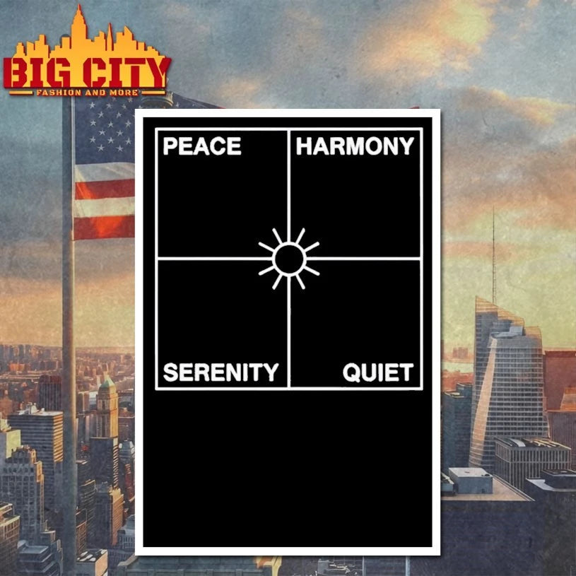 Boye Mafe Peace Harmony Serenity Quiet Shirt