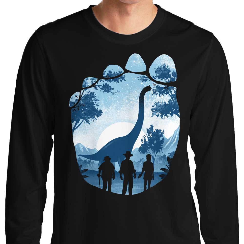 Brachiosaurus Footprint Long Sleeve T-Shirts, Hoodie, Sweatshirt