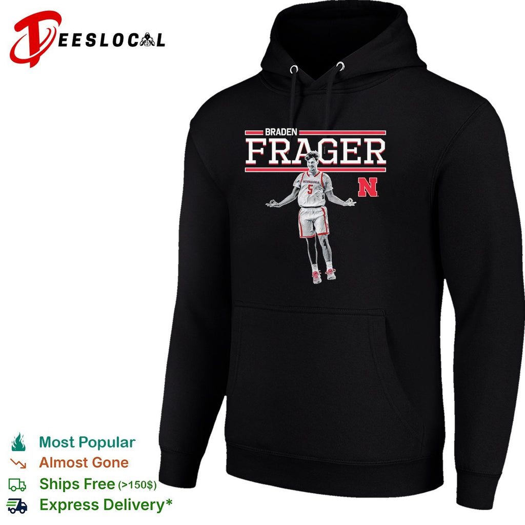 Braden Frager Nebraska Cornhuskers Basketball NCAA shirt