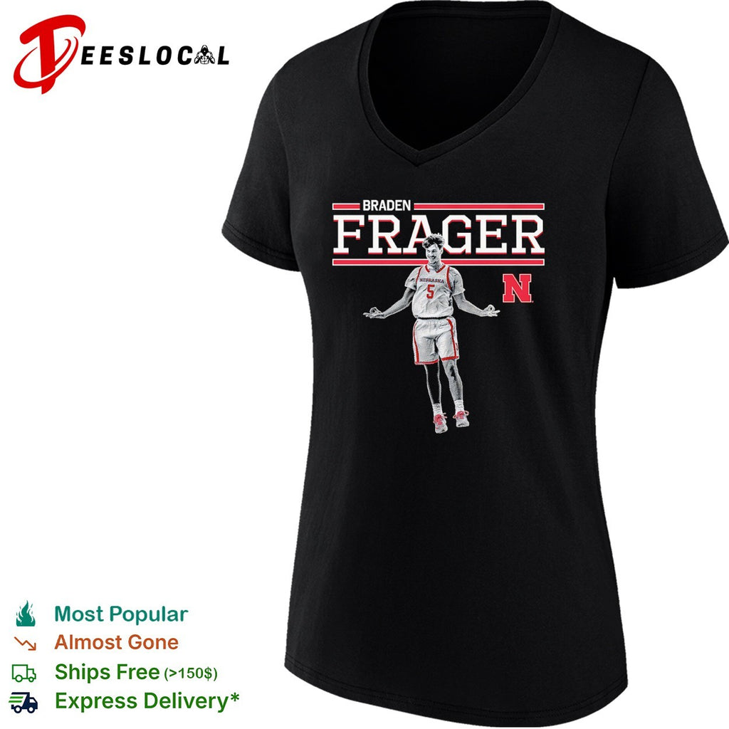 Braden Frager Nebraska Cornhuskers Basketball NCAA shirt