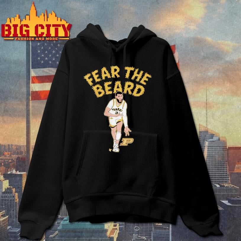 Braden Smith Fear The Beard Purdue Boilermakers Shirt