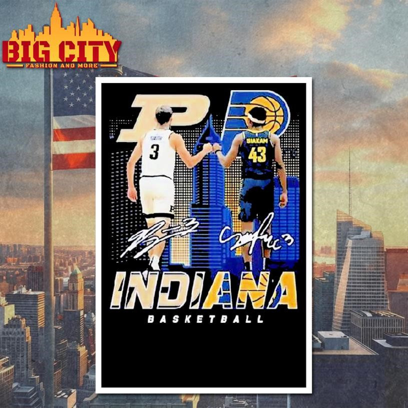 Braden Smith Purdue Boilermakers X Pascal Siakam Indiana Pacers Indiana Basketball Signatures Shirt