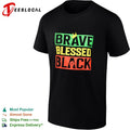 Brave Blessed Black shirt