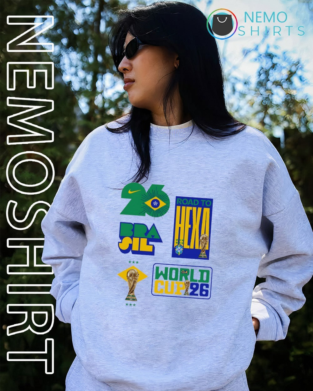 Brazil World Cup 26 Nations Series road to Hexa trophy shirt