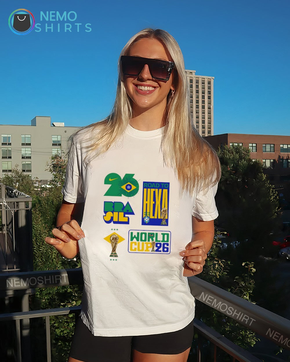 Brazil World Cup 26 Nations Series road to Hexa trophy shirt
