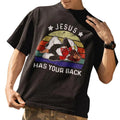 Brazilian Jiu Jitsu Shirt Jesus Shirt Jesus Has Your Back T-Shirt Hoodie, Sweatshirt | CiraTrend.com