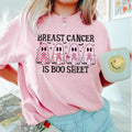 Breast Cancer Awareness Ghost Shirt, We Wear Pink Sweatshirt, Breast Cancer Halloween T-shirt, Pink Ribbon Sweater, Cute...