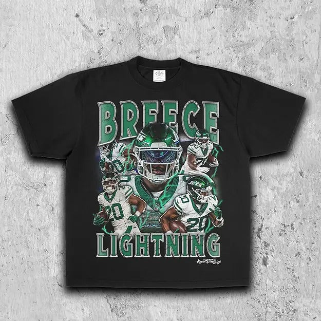 Breece "Lightning" Hall Legacy Tee | Vintage Tee | Men's Graphic T-Shirt | Gift For Fan Hoodie, Sweatshirt | CiraTrend.com