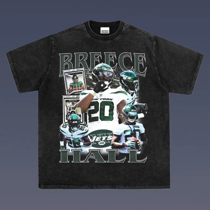 Breece Hall 1.0 VINTAGE TEE | AMERICAN FOOTBALL | GIFT FOR FAN Hoodie, Sweatshirt | CiraTrend.com
