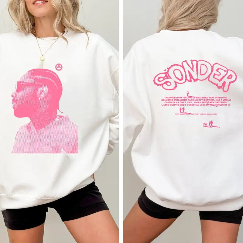 Brent Faiyazzz PINK Big Face Graphic Rap Sweatshirt Double Sides T-Shirts, Hoodie | CiraTrend.com