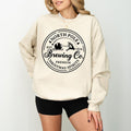 Brewing Co North Pole Sweatshirt, Christmas Spirits Crewneck Sweater, Christmas Shirts for Women, Merry Christmas...