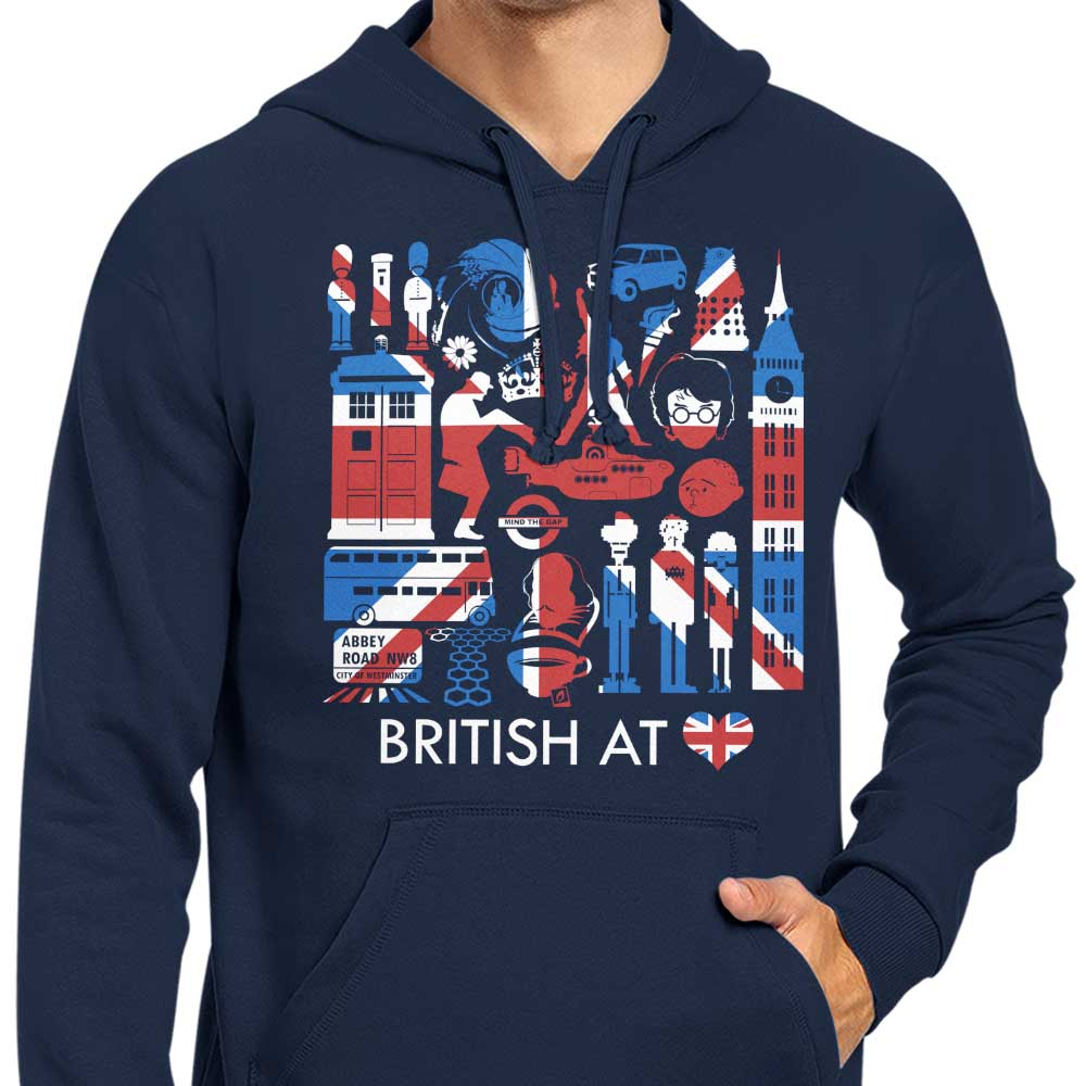 British at Heart - Hoodie T-Shirts, Sweatshirt | CiraTrend.com (Image 4)