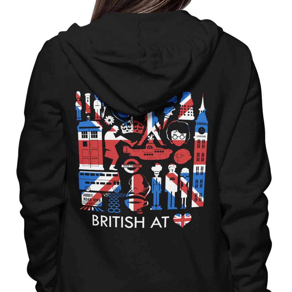 British at Heart - Hoodie T-Shirts, Sweatshirt | CiraTrend.com (Image 3)